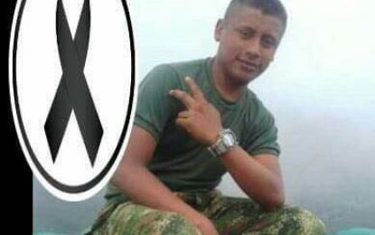 Rayo mató a un soldado en la Serranía del Perijá