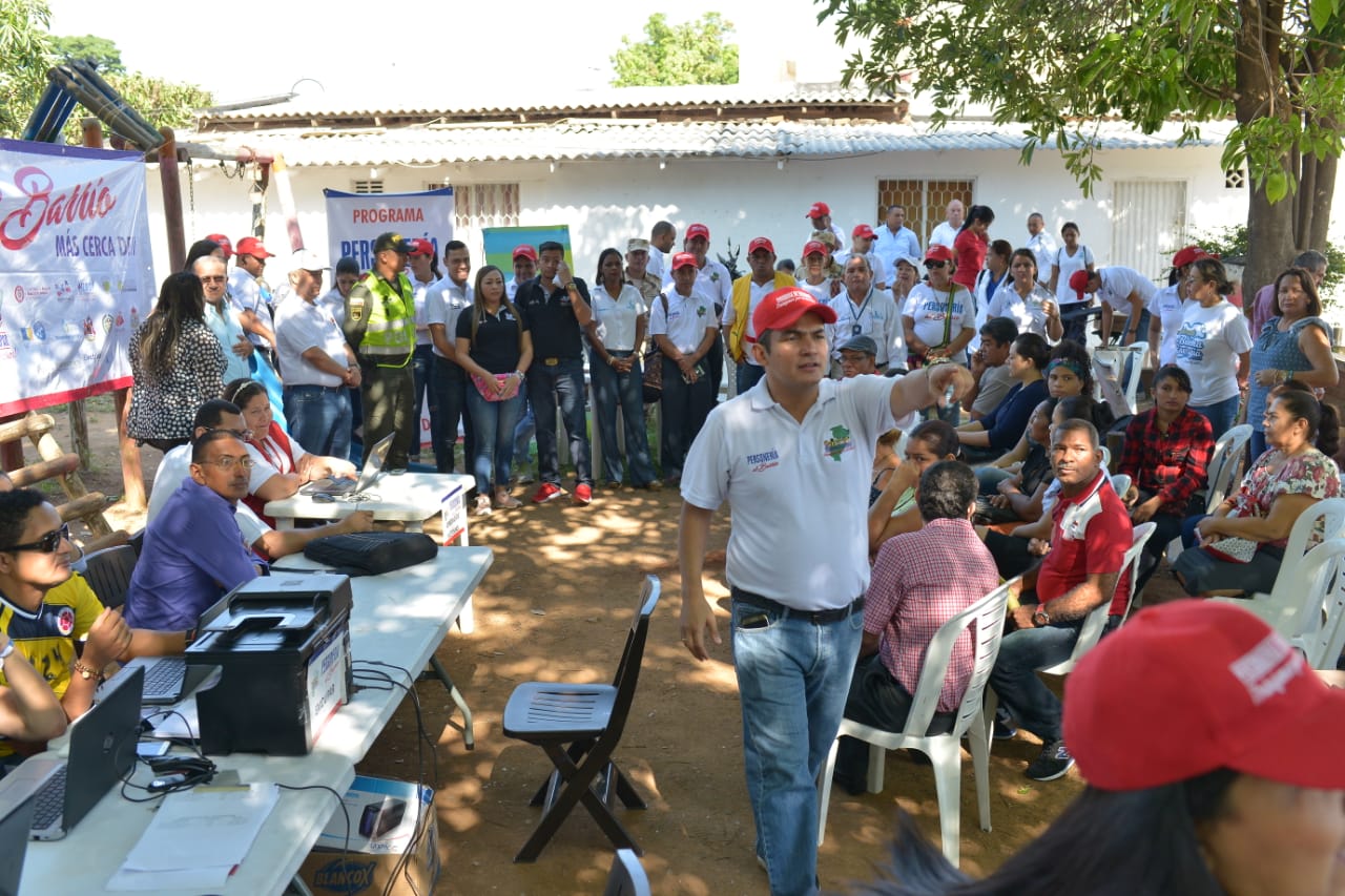 21 barrios de la Comuna Uno de Valledupar, beneficiados por programa