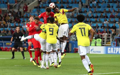 Colombia aguanta el 0-0 ante Inglaterra