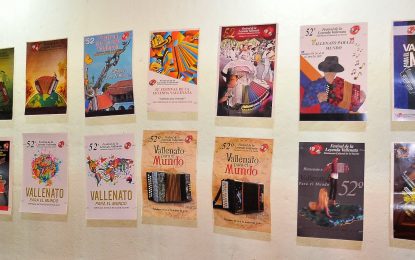 Se abre exhibición de los afiches postulados al 52° Festival Vallenato