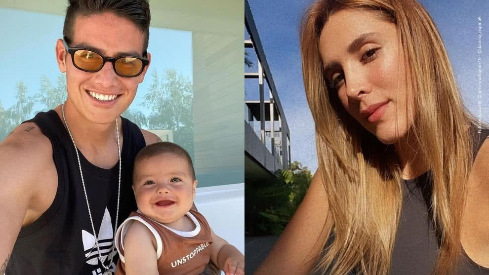 Daniela Ospina comparte foto familiar junto al hijo de James en Italia - EL  PAÍS VALLENATO