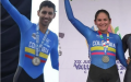 Walter Vargas logra el oro y Serika Gulumá la medalla de plata en la contrarreloj de los Bolivarianos