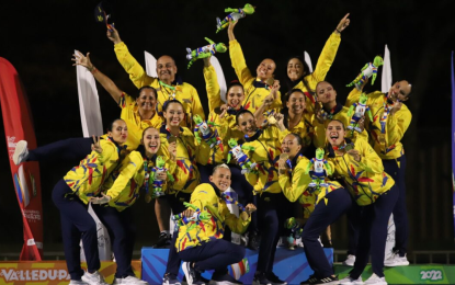 Colombia se quedó con las tres medallas de oro de natación artística