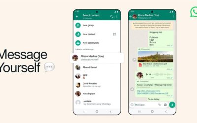 WhatsApp activará función que facilita envío de mensajes a uno mismo