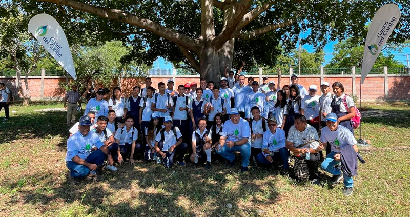 They planted trees in Valledupar school