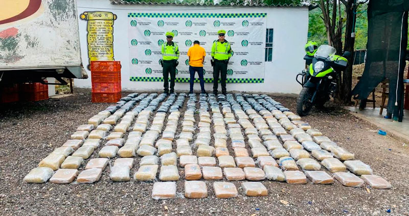 The medication had been transported in a truck belonging to the bread firm Valledupar