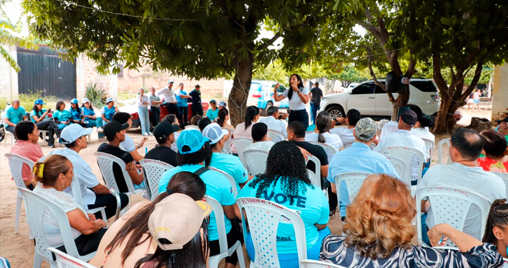 Claudia Margarita Zuleta presenta su propuesta al Senado en La Guajira