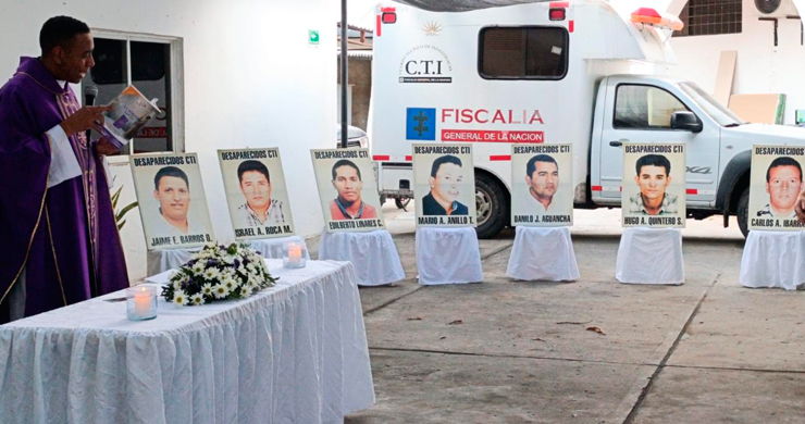 Con una eucaristía recordaron a los siete investigadores del CTI desaparecidos hace 26 años