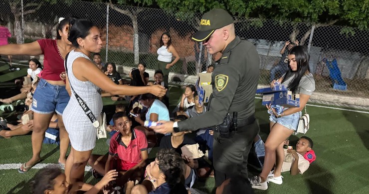 Policía fortalece prevención del reclutamiento de menores en Astrea