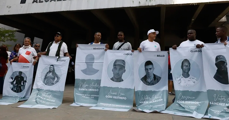 La violencia contra líderes sociales persiste en Colombia, con 165 asesinatos en 2025